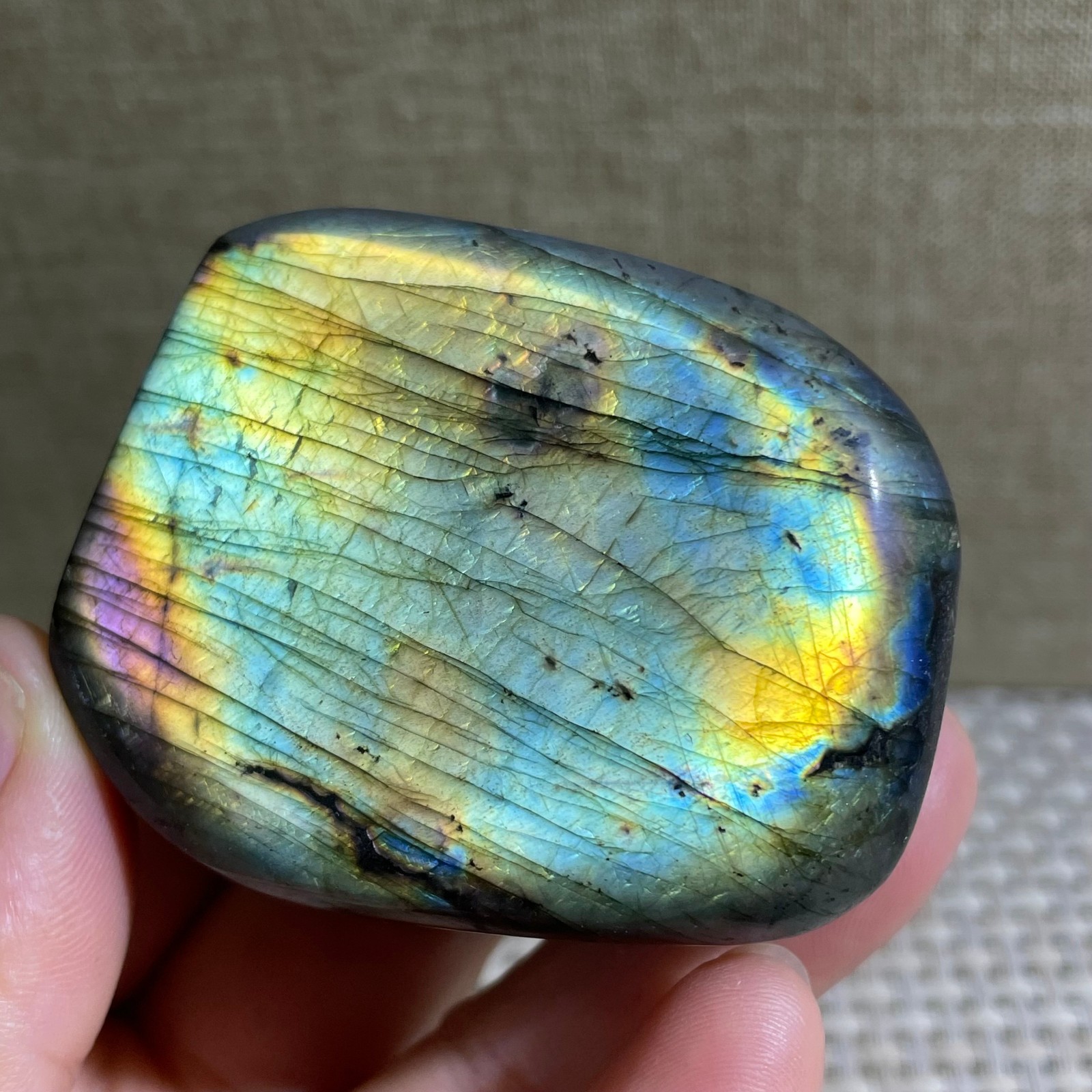Natural Labradorite Crystal gemstone rough original Specimen 120g
