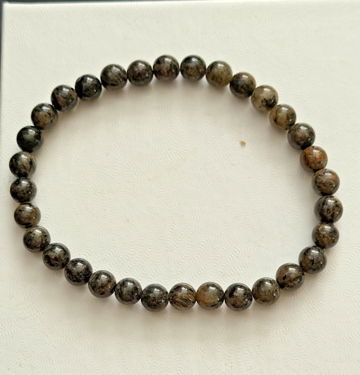 Phenakite Phenacite Genuine Bracelet from Norway ~ 7 Inches ~ 6mm Round Beads