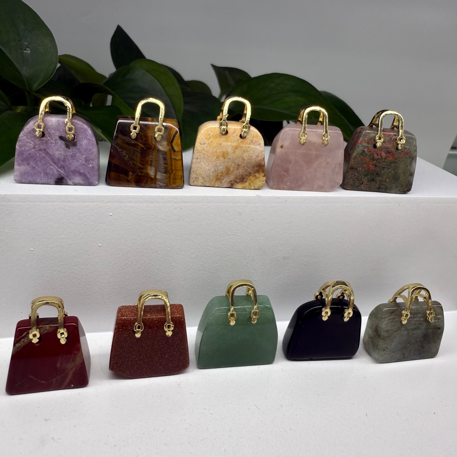 1.1LB mixed Natural Quartz carved crystal packet reiki gift decoration random