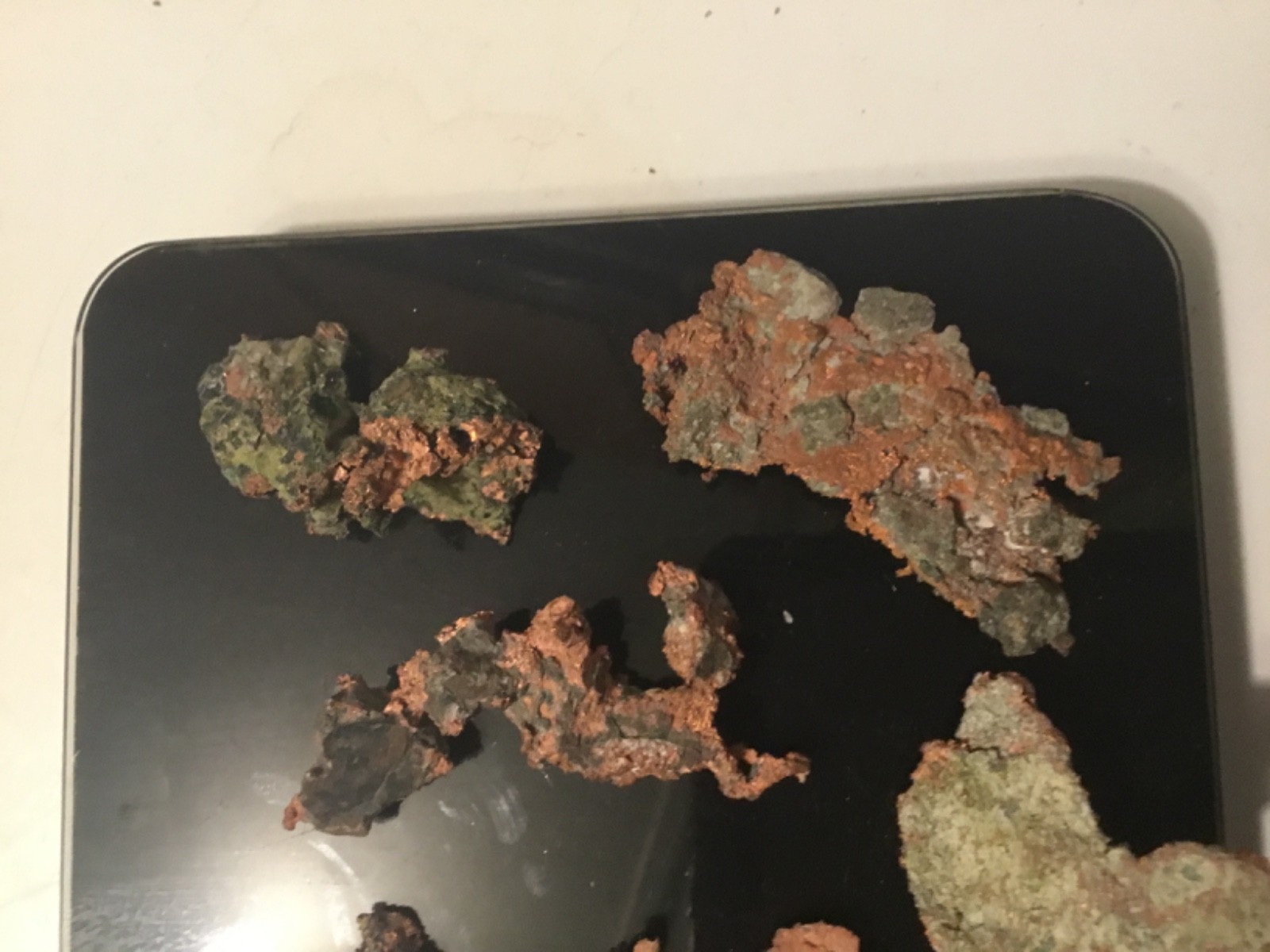 Lot of 6 Natural Copper Nugget Specimens Michigan .