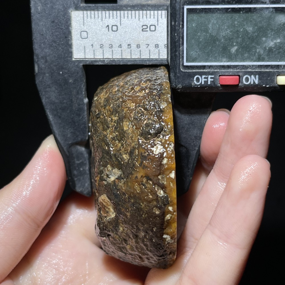 Half Rough Agate ore crystal Achat Nodule Chinese bloody battle Agate 100g A066