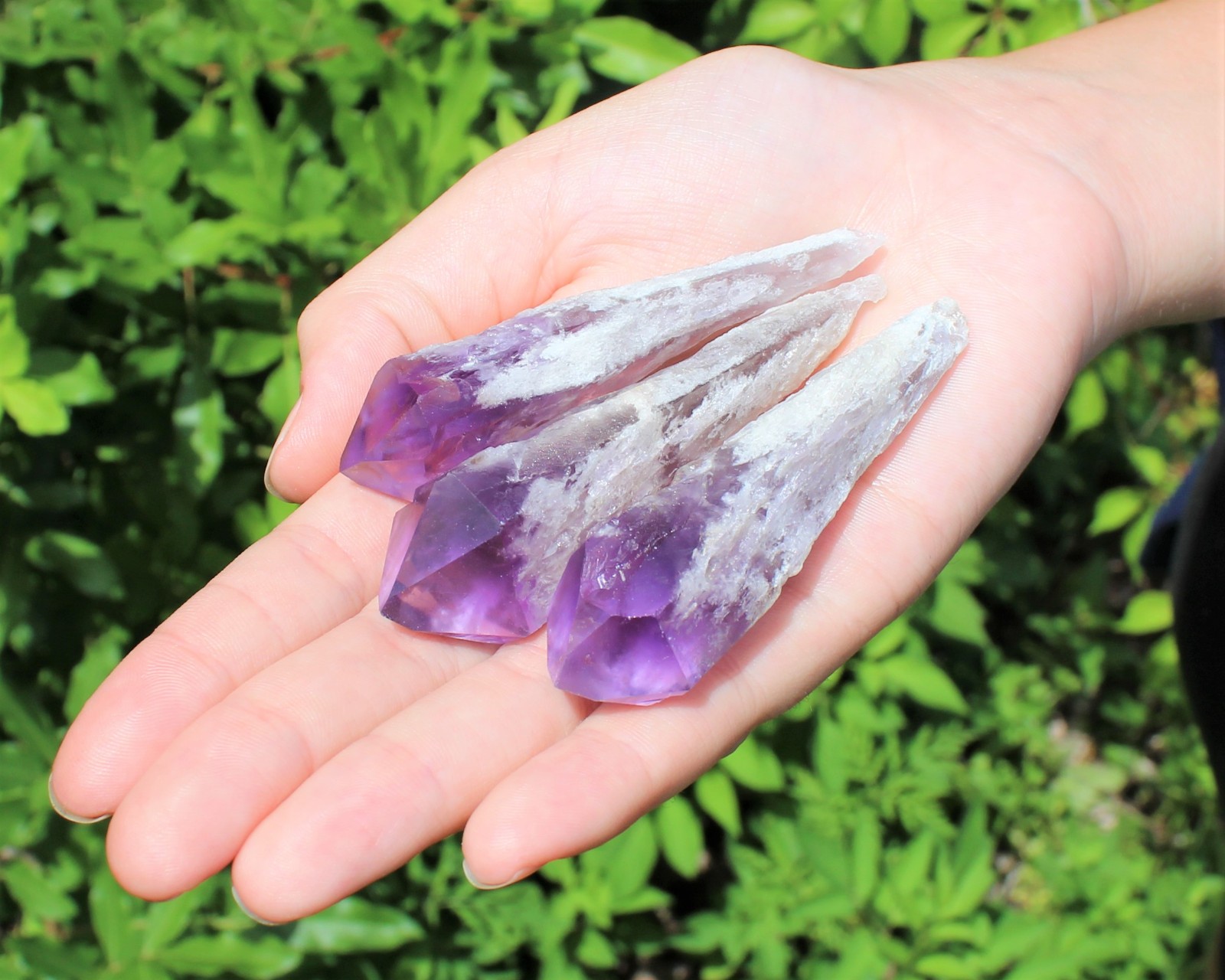LARGE Royal Bahia Elestial Amethyst Points, 2-3″ Natural Amethyst Crystal Point