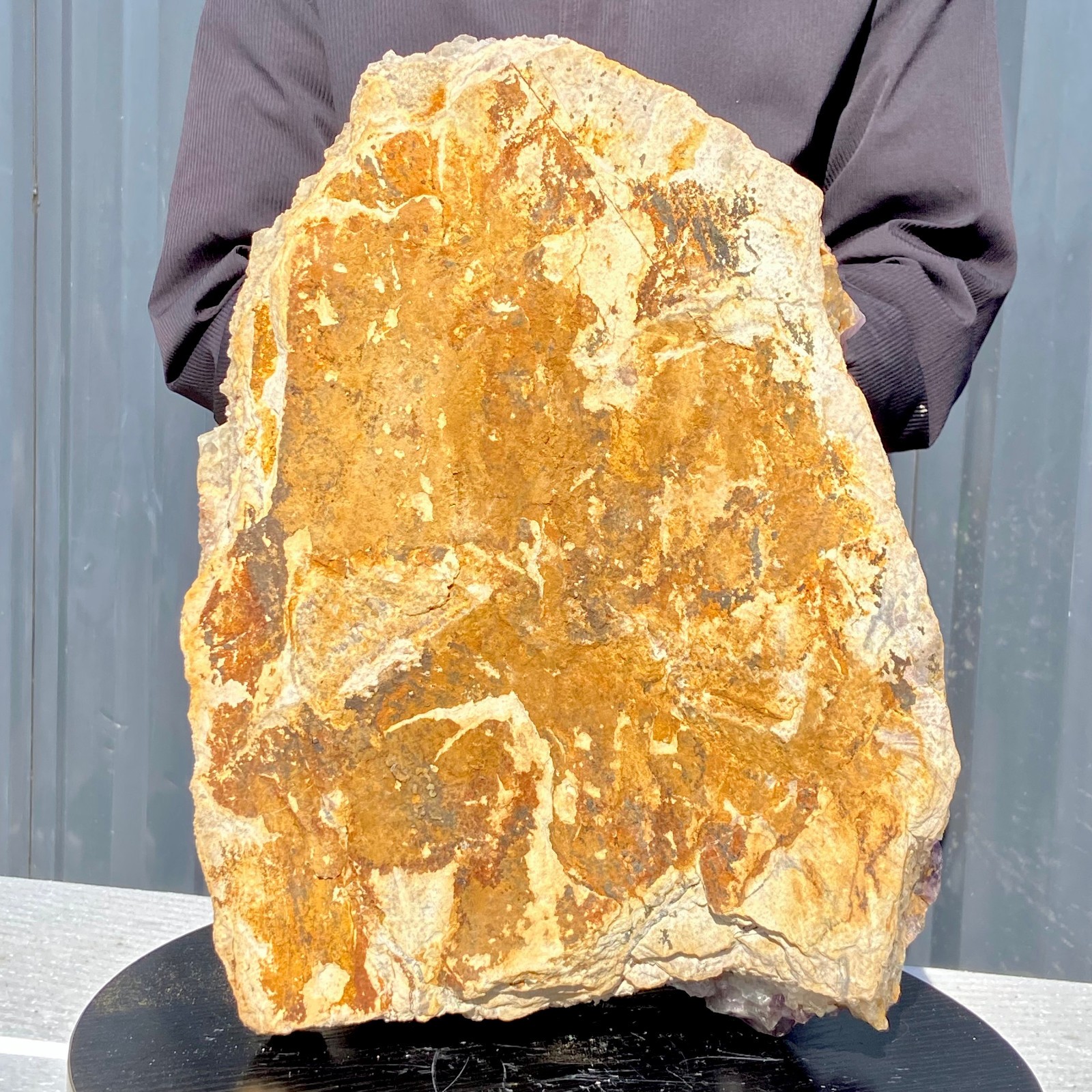 42.54LB Natural amethyst Cluster Quartz Crystal backbone mineral Specimen Healin