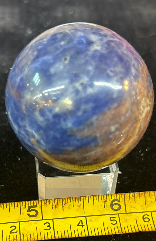 Sodalite 40 mm Sphere With Crystal Stand