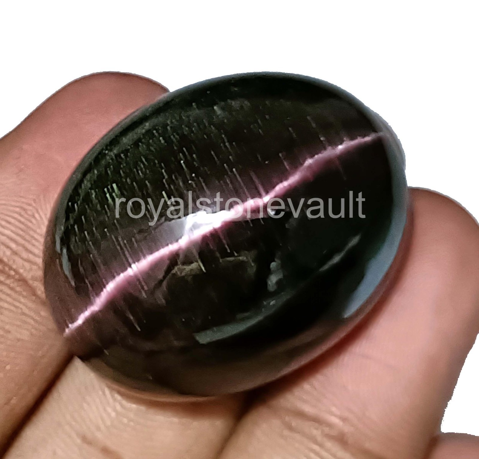 135.00 Ct Oval Shape Lab-Created Cats Eye Brown IGL Certified Loose Gems 5AOI