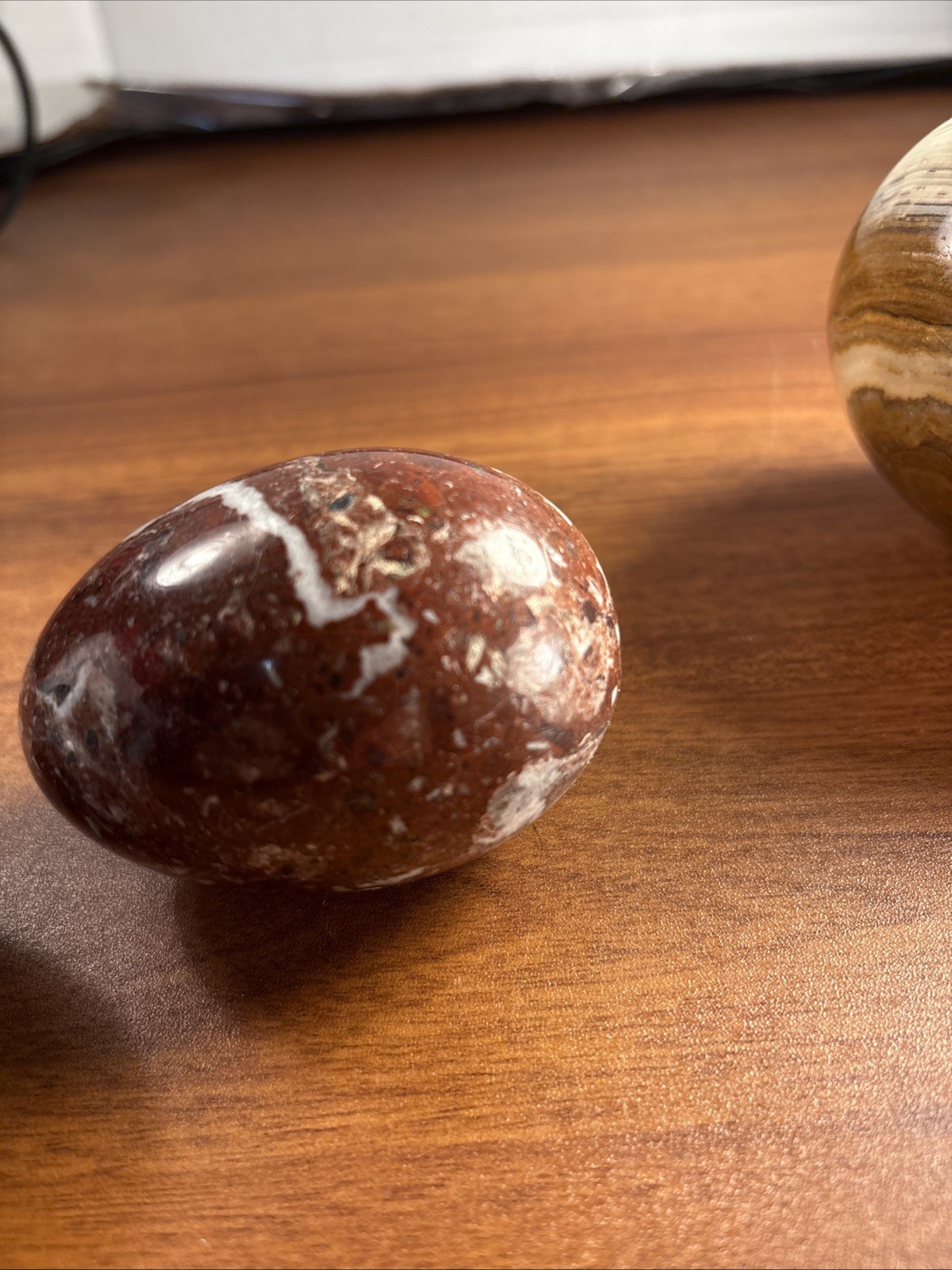 Marble Onyx Polished Stone Eggs -Vintage Colors Varies