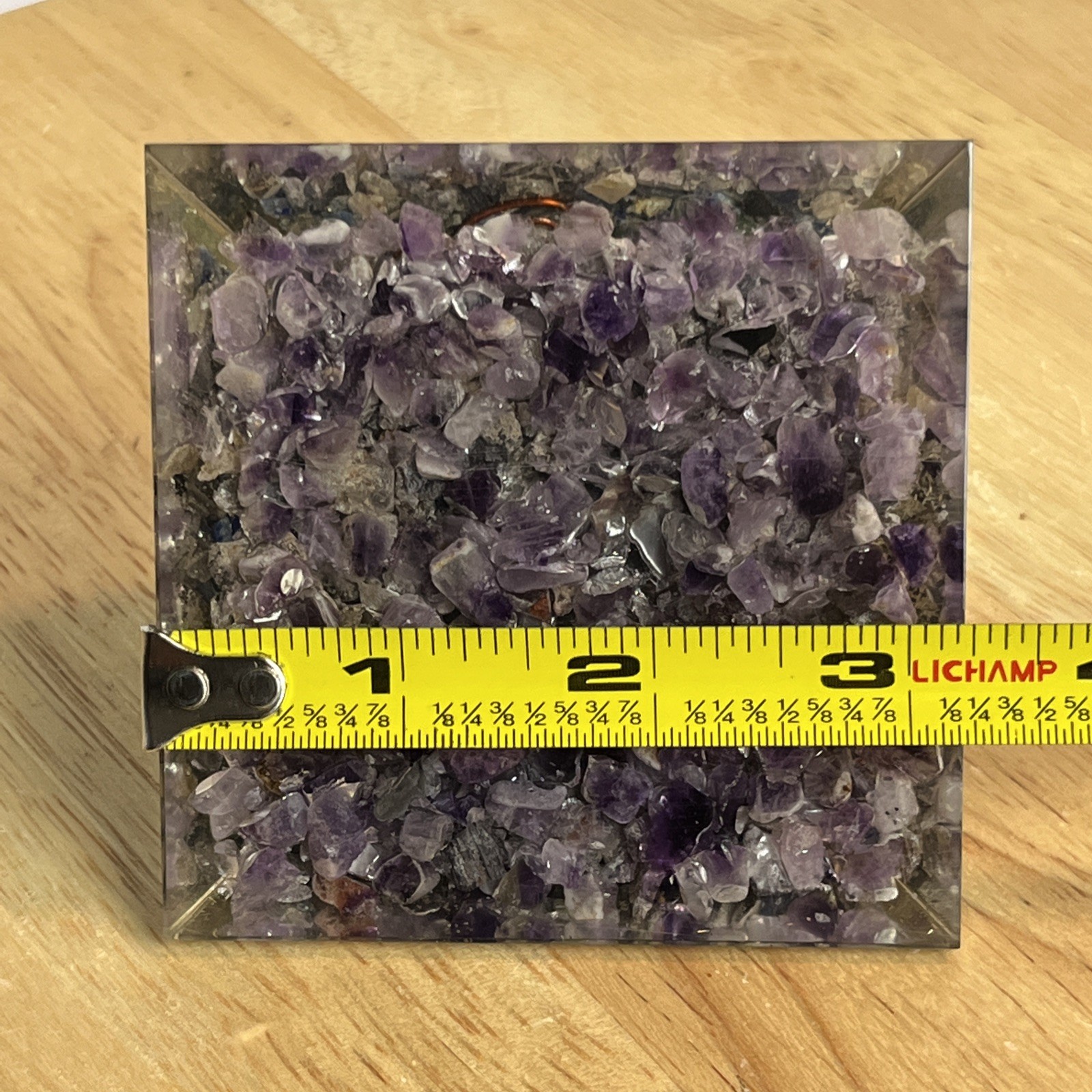 Orgone 7 Chakra Pyramid Energy Generator for Emf Protection & Healing-Meditation