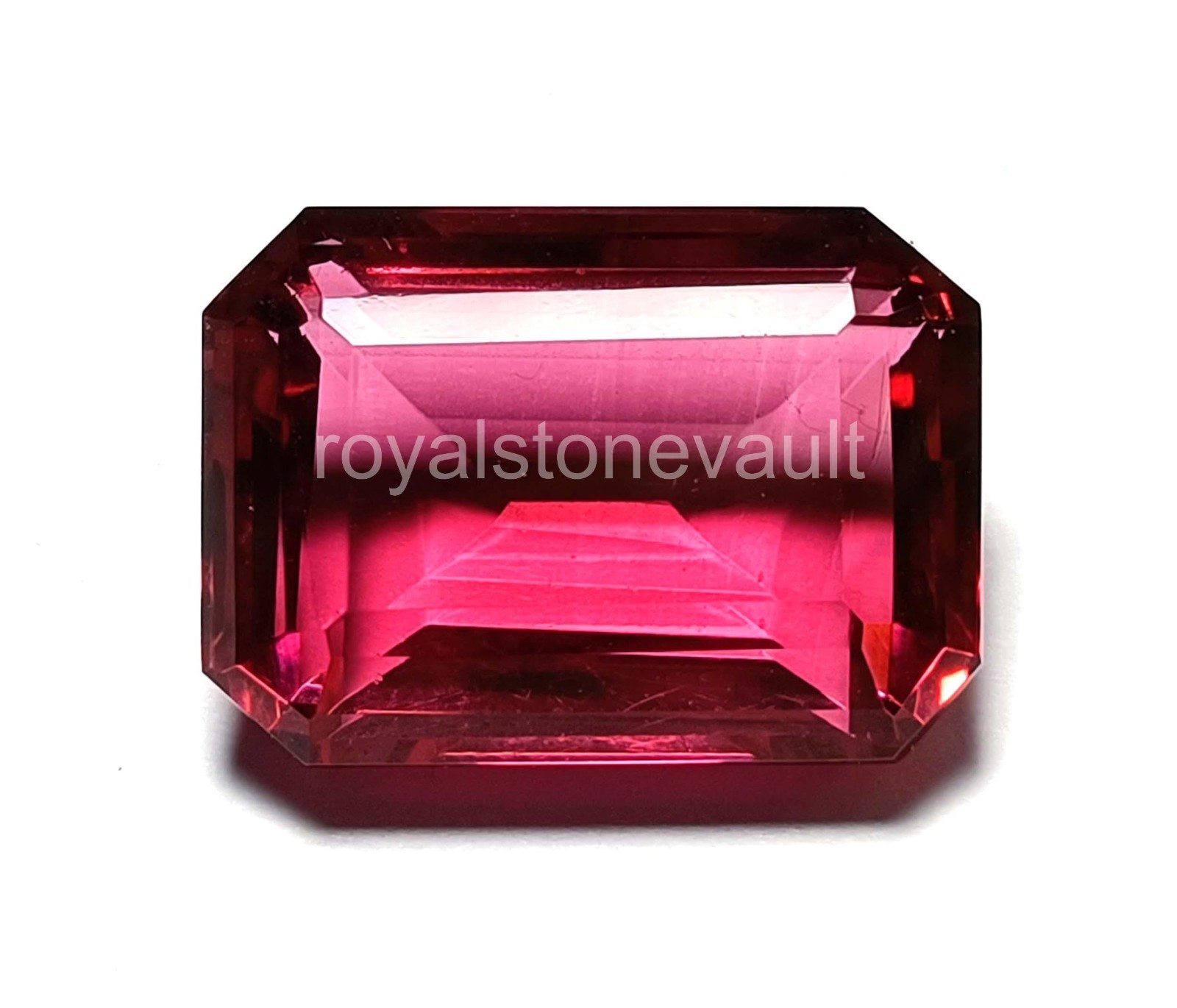 IGL Certified 50.00 Ct Emerald Cut Natural Red Ruby Loose Gemstone – 5AOP