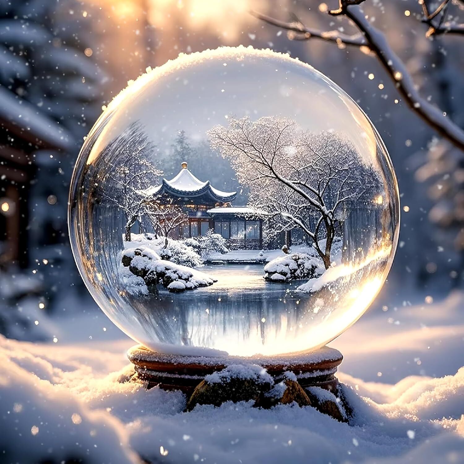 150mm/200mm Clear Crystal Ball Divination Meditation Glass Sphere Photo Prop