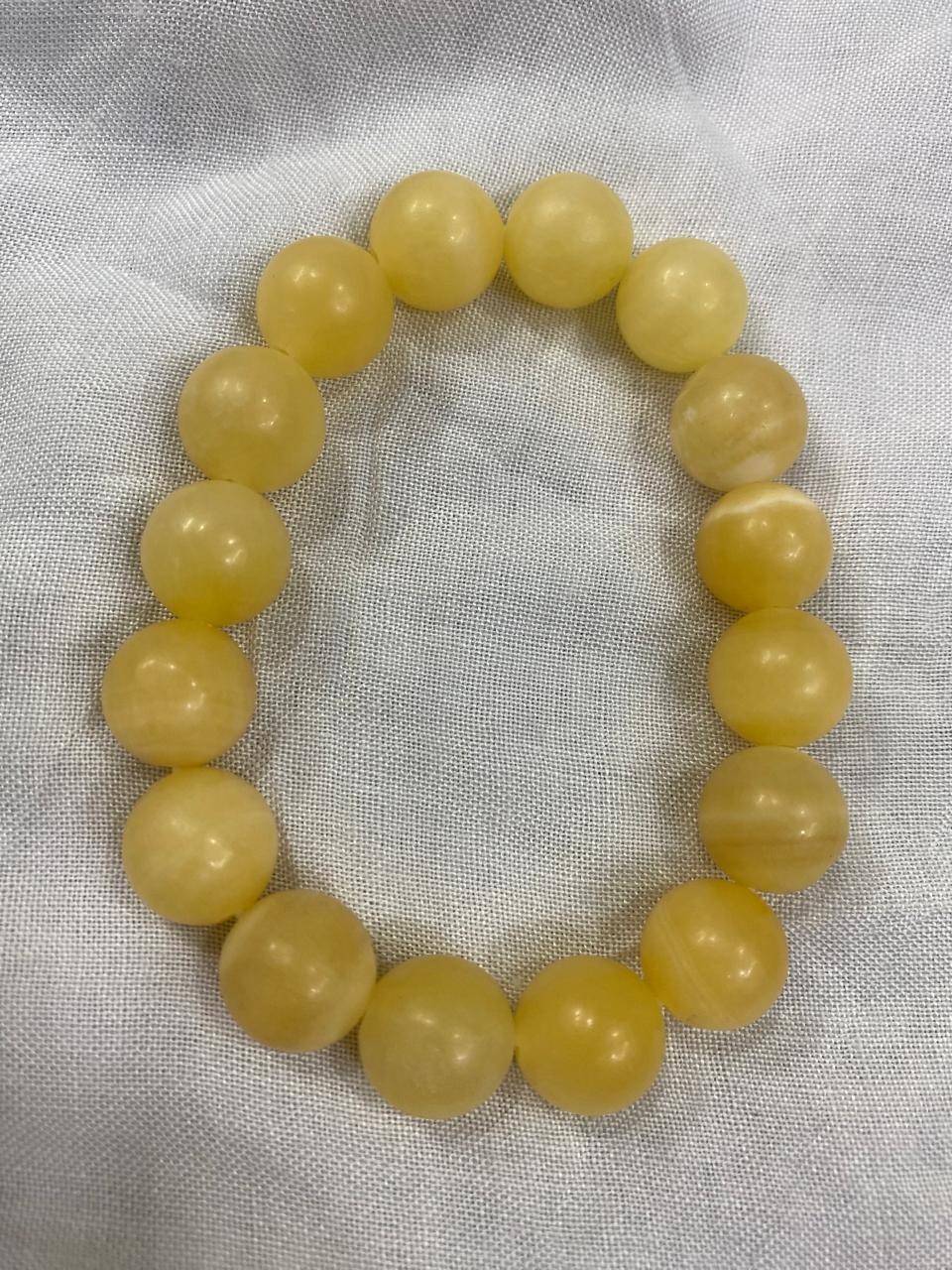 Orange Calcite Bracelet Genuine Natural Stone Handmade Crystal Jewelry AAA
