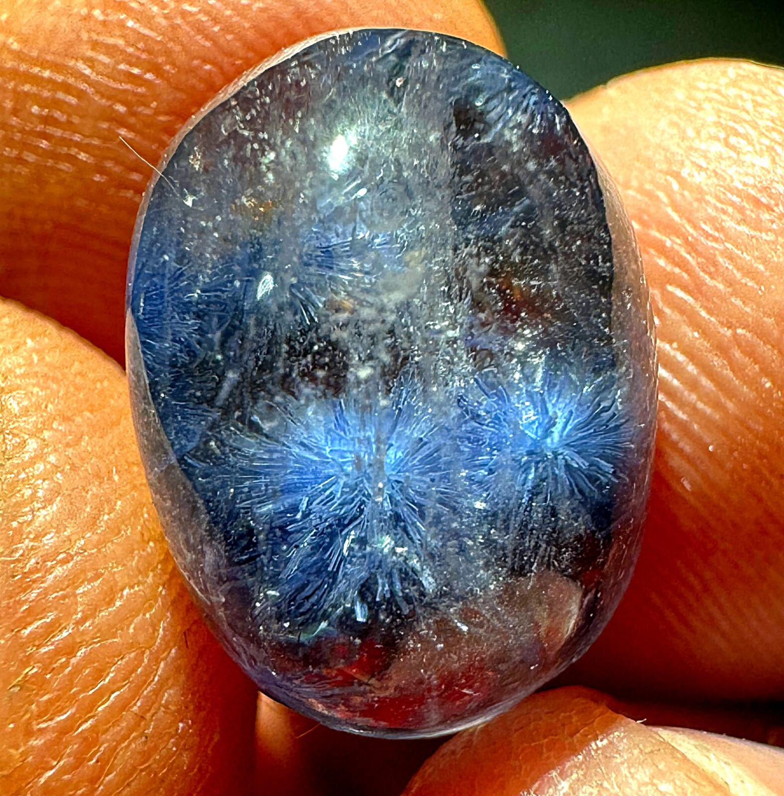 10.5ct Very Rare NATURAL Beautiful Blue Dumortierite Crystal Specimen