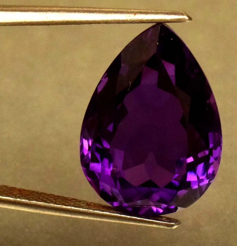 Natural Certified Amethyst Pear Shape 99.03 Ct+ Amazing look Loose Gemstone