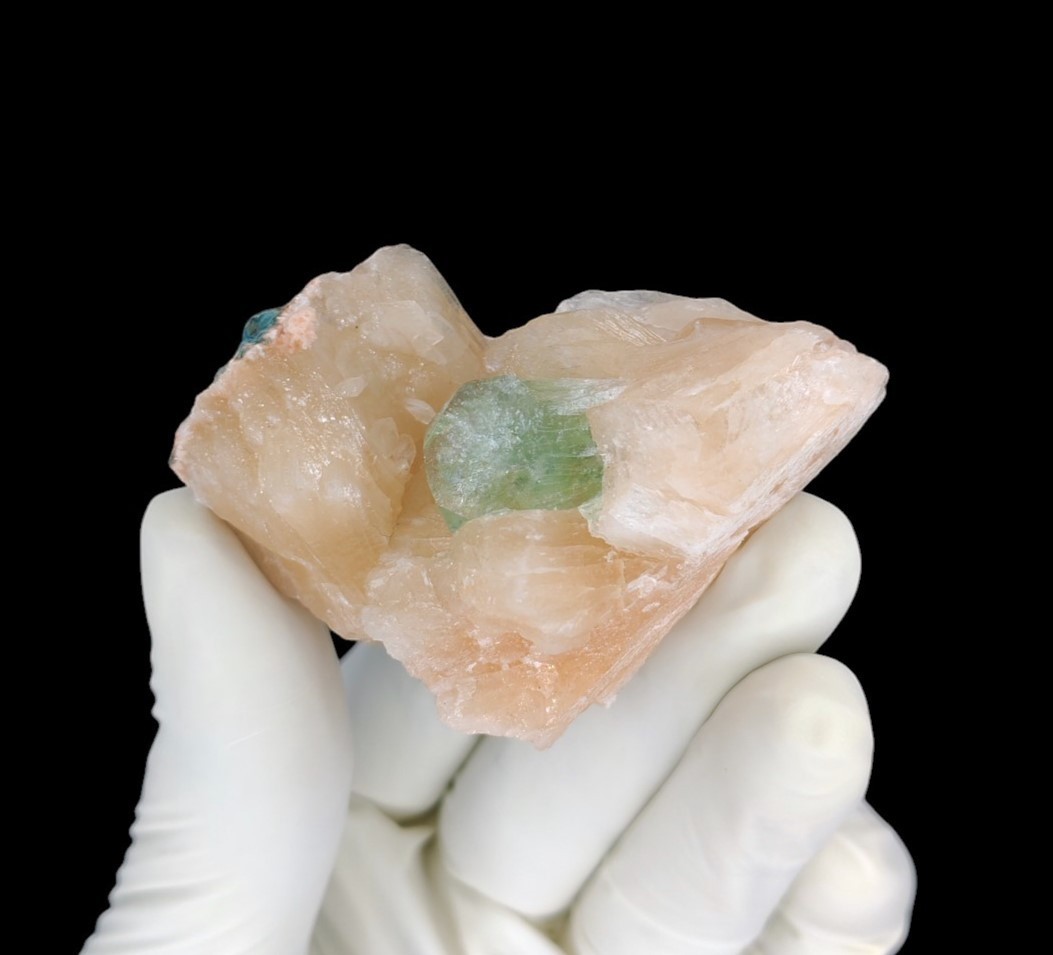 Natural Green Apophyllite On Stilbite Minerals #10