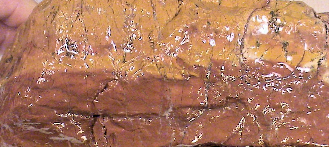 Red and Yellow Jasper Agate Solid Rough Lapidary Rock, 5 LBS, 2 OZ, #R367