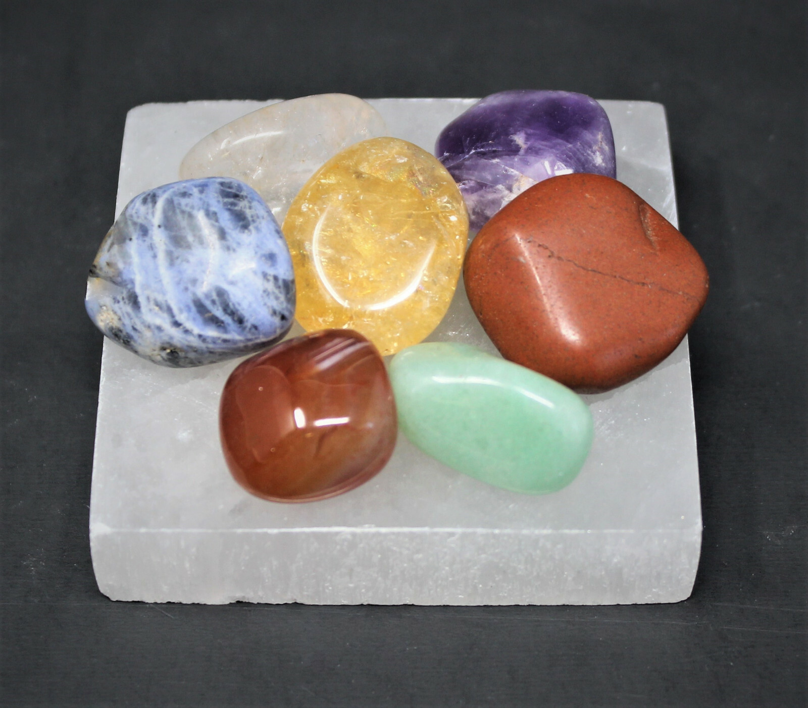 Polished Selenite Charging Plate: Choose 3″, 4″ or 6″ Square Crystal Plate