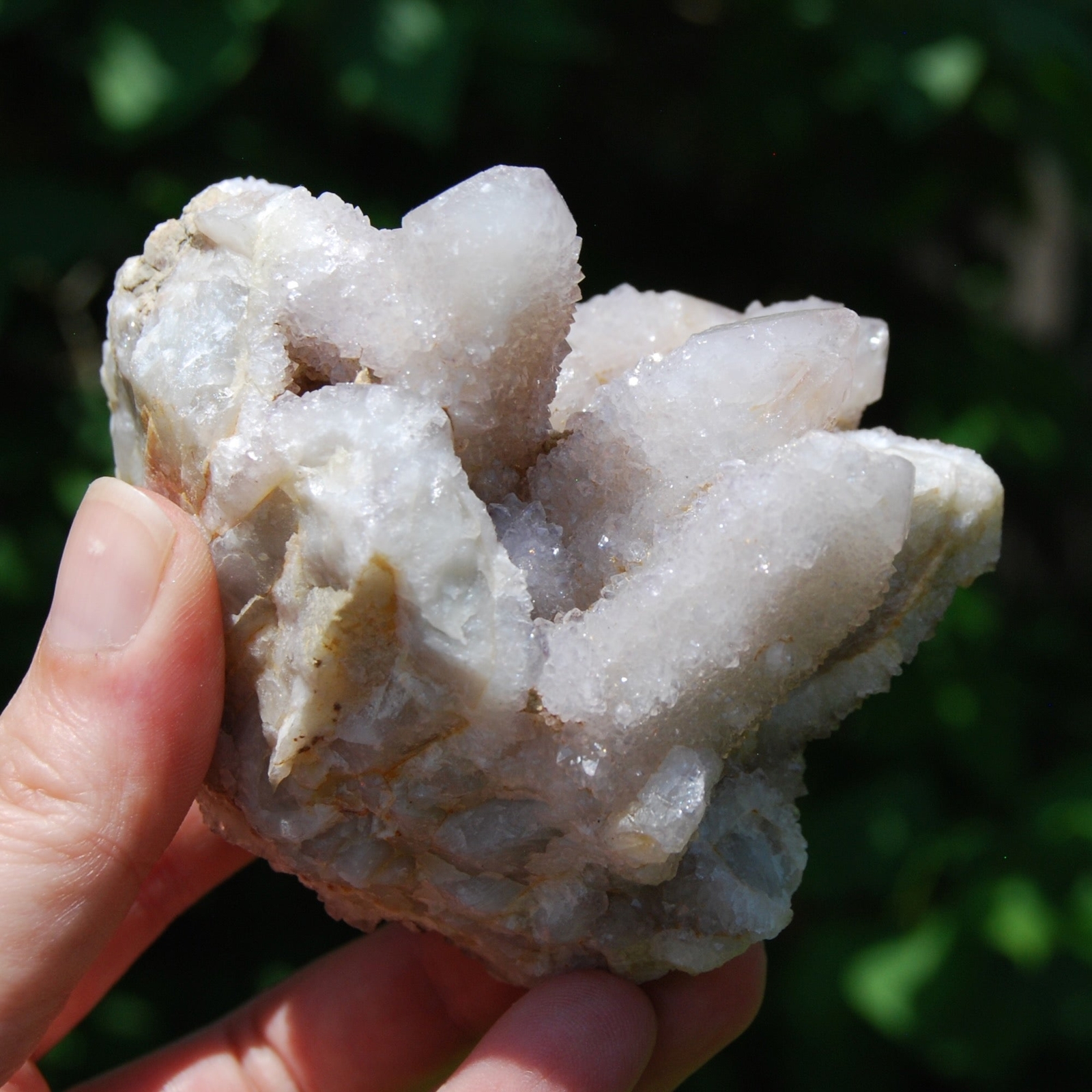 3in 394g Large Trigonic Record Keeper Ametrine Spirit Quartz Crystal Cluster, So