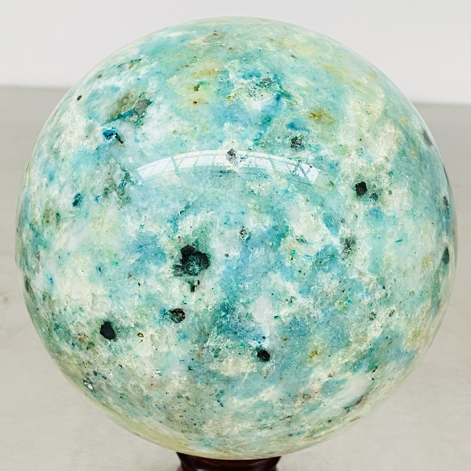 Natural phoenix stone crystal ball healing stone 2660g
