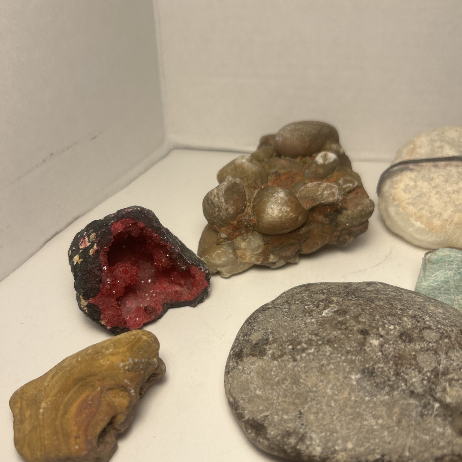 6 Mixed Lot Polished Rocks Tumbled Stones Gemstone Mix Tower,