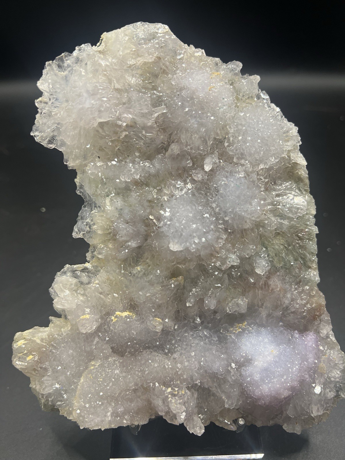 Large Natural 1.3 LB Multicolor Zeolite W/ Stand!Crystals ,Minerals,Home Decor