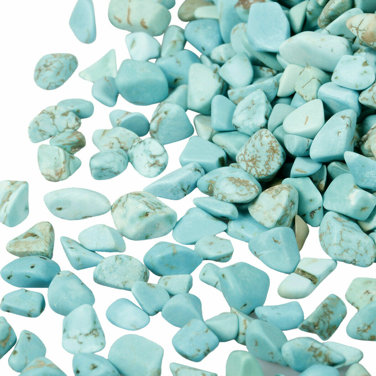 1000g Crushed Gemstone Chips Stone Undrilled Tumbled Crystal Quartz Decor DIY