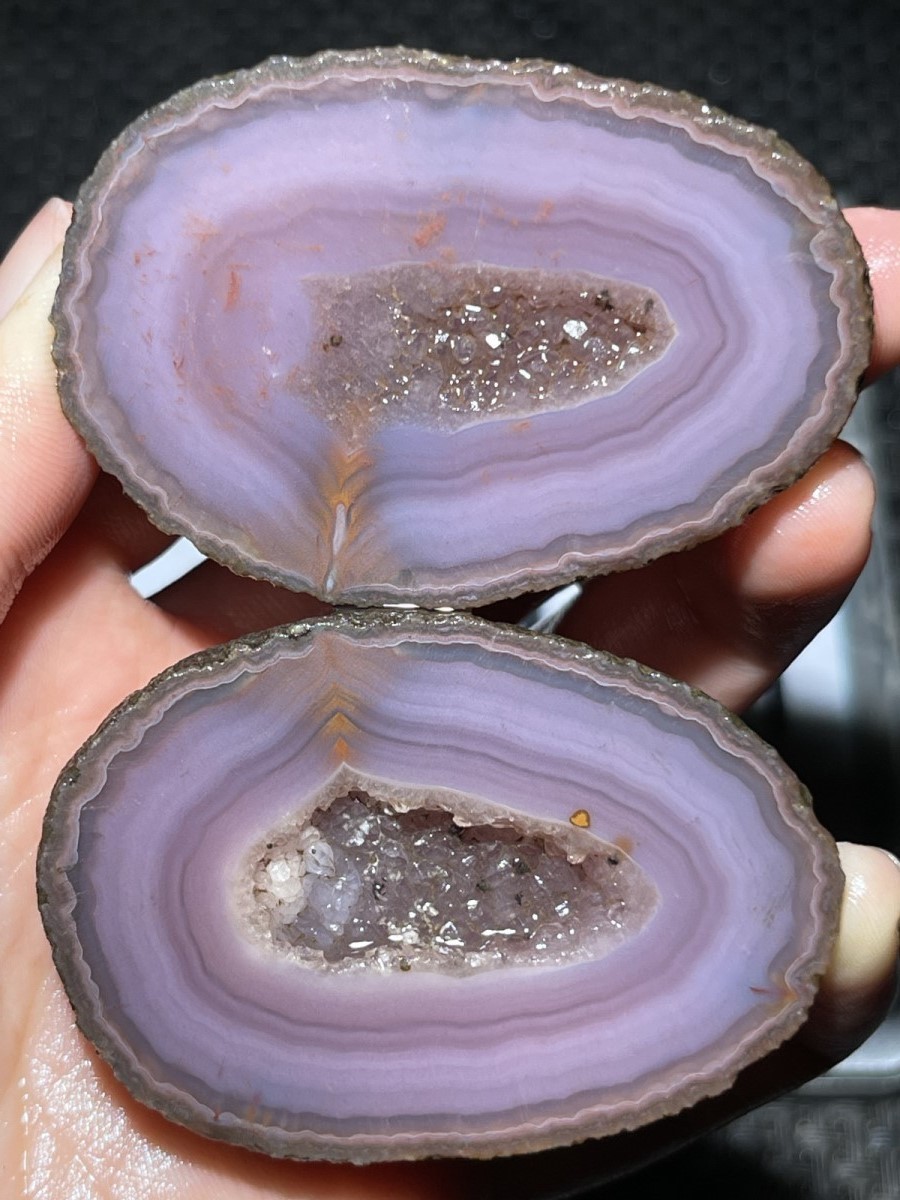 Rough Unpolished pink China Agate Achat Nodule Specimen Xuanhua Hebei 104g 75