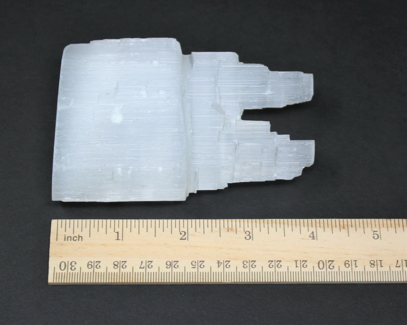 Selenite Crystal Twin Tower (Selenite Skyscraper, Point, Gypsum Crystal)