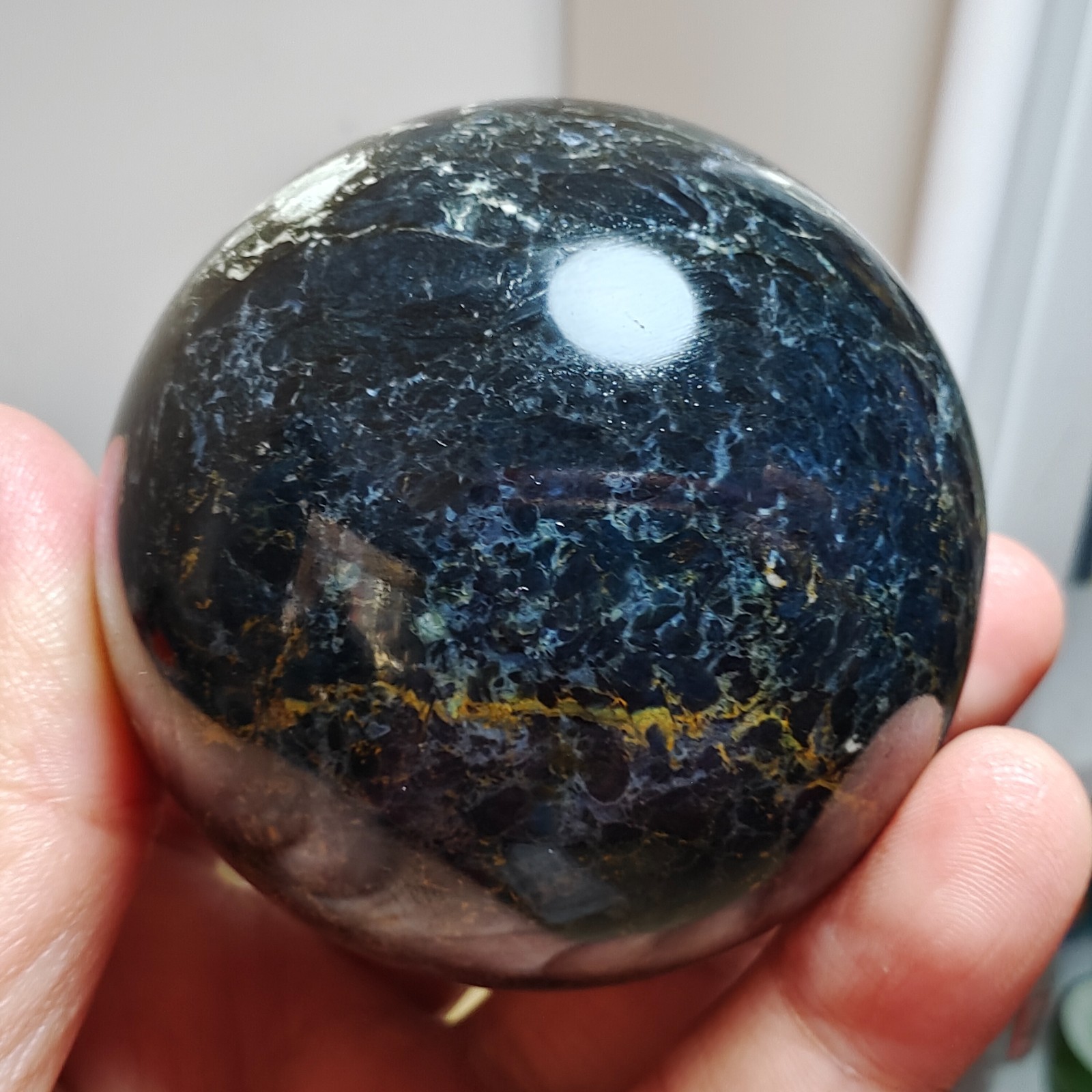290g WOW! Natural Rare Pietersite Crystal ball Quartz Sphere Healing