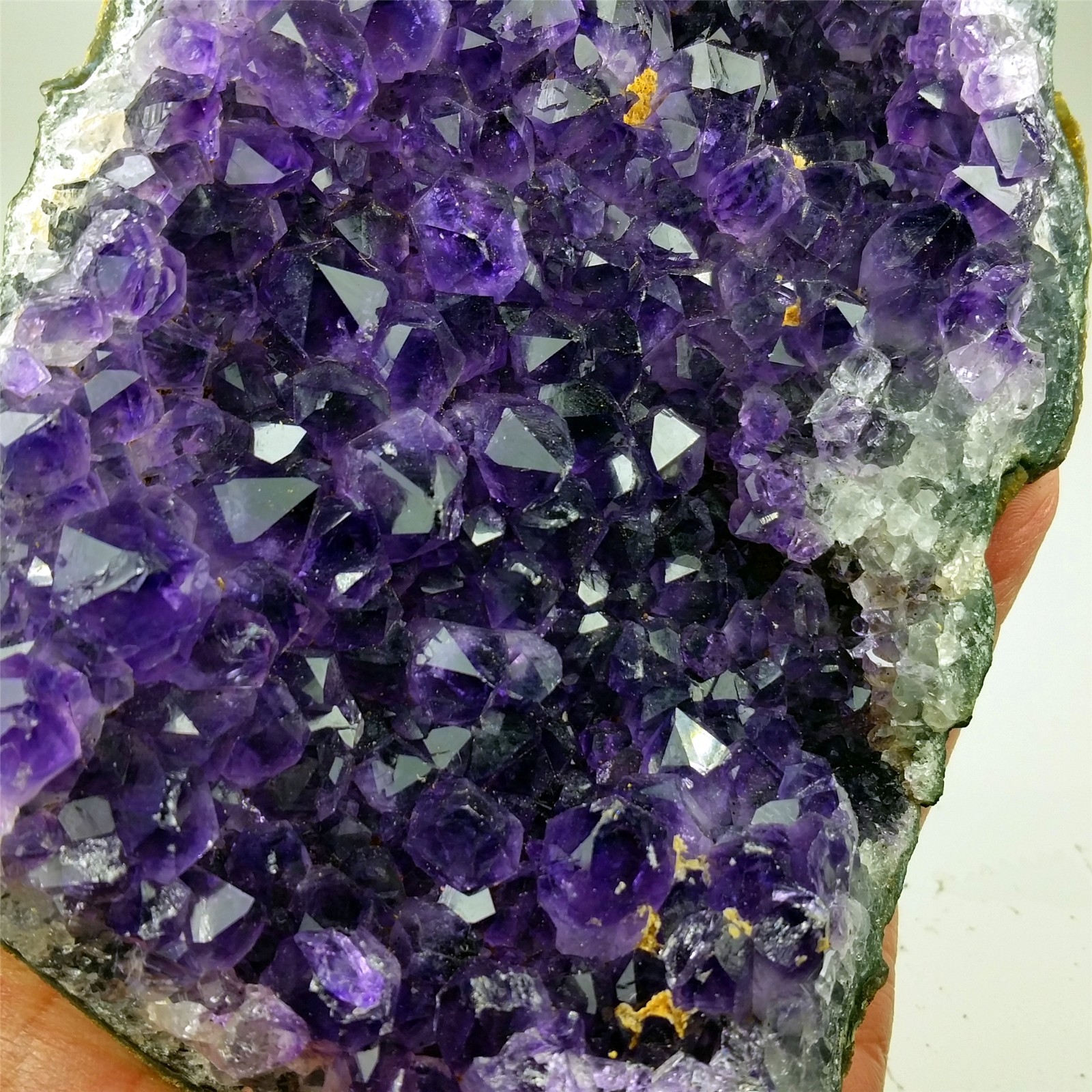 7.0″ URUGUAYAN AMETHYST GEODE DEEP PURPLE Healing Specimen A162