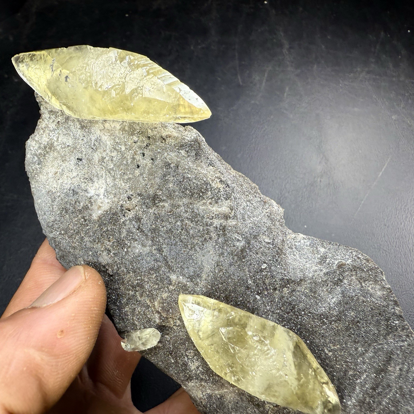 Calcite Crystals with Chalcopyrite Pyrite & Dolomite on Matrix / Missouri