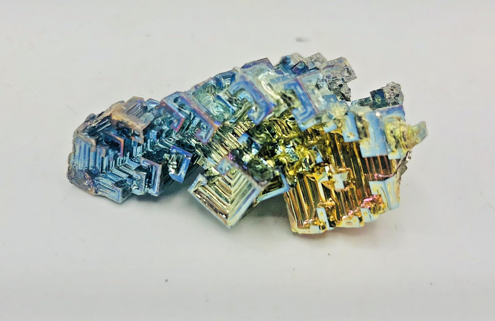 4oz Bismuth Rainbow Crystal Element Bi Gemstone Mineral Specimen West Germany