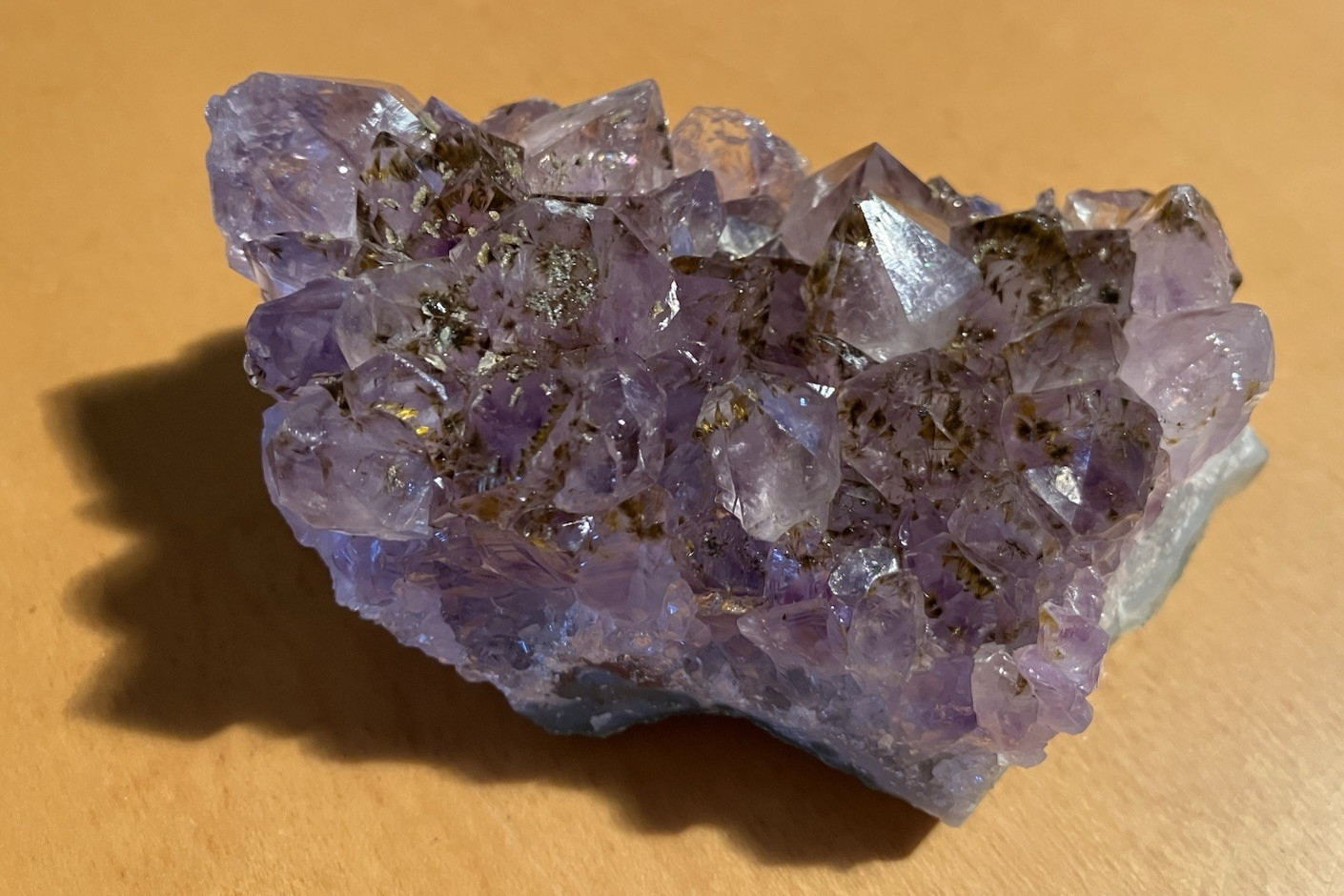 Amethyst Geode Natural Light Purple Quartz Cluster 4″ x 2″ Gemstone Crystals
