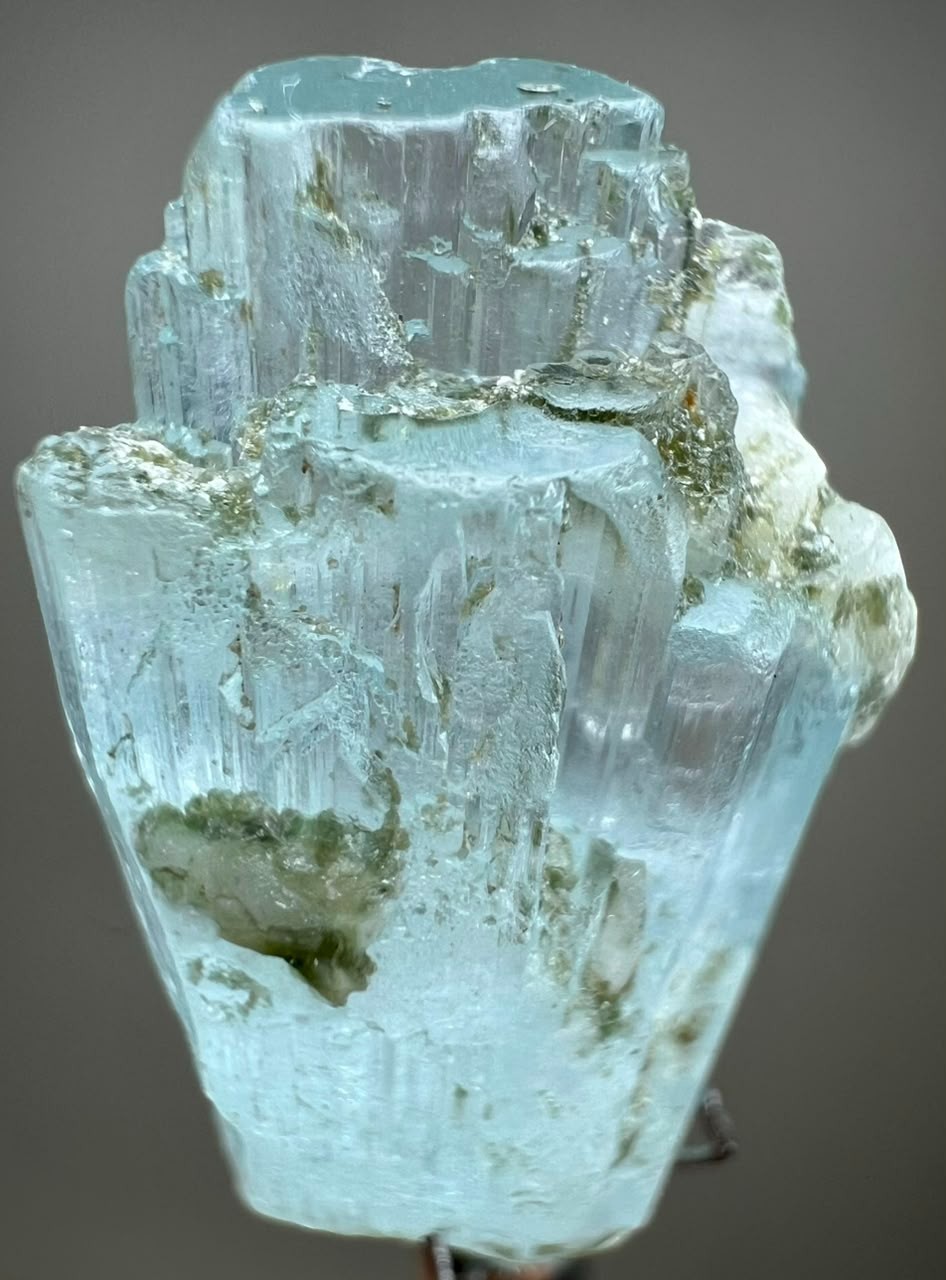 26Ct, Eye Clean! Natural Sky Blue Aquamarine Crystal From Shigar Valley PAk