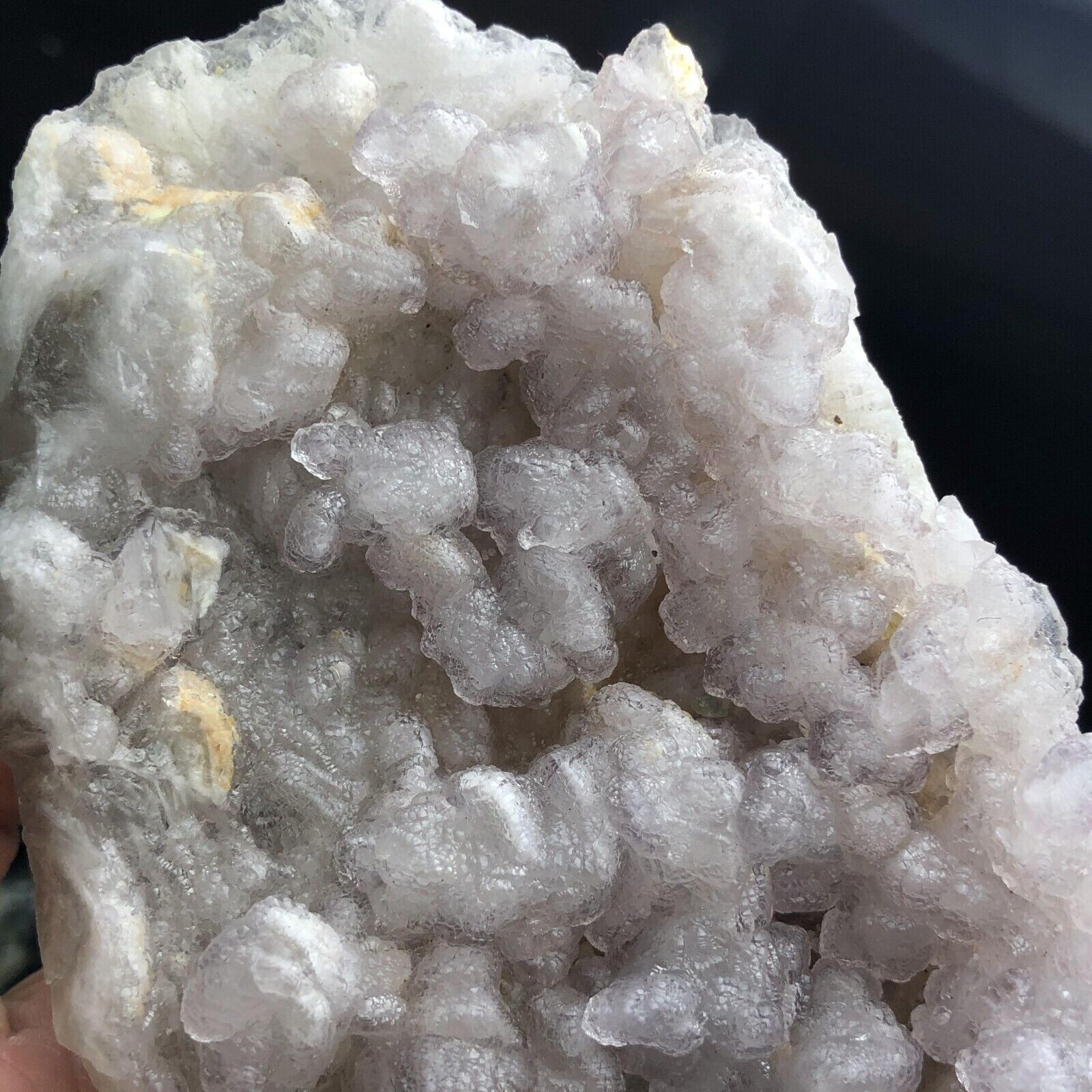 517g Translucent Light Purple Spherical Fluorite & Pyrite Mineral Specimen/China