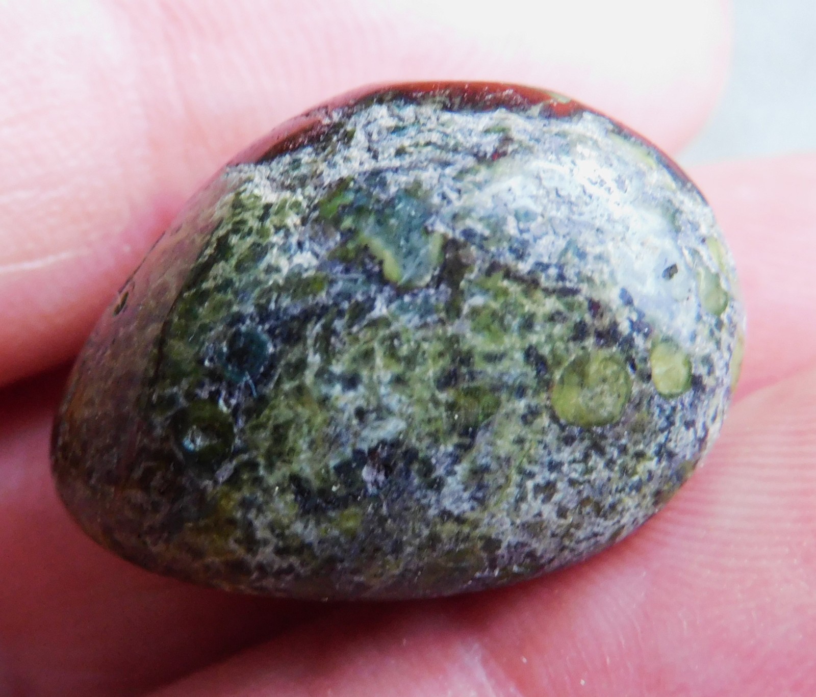 High Grade Dragon Blood Jasper Tumbled Stone for Jewelry Making & More