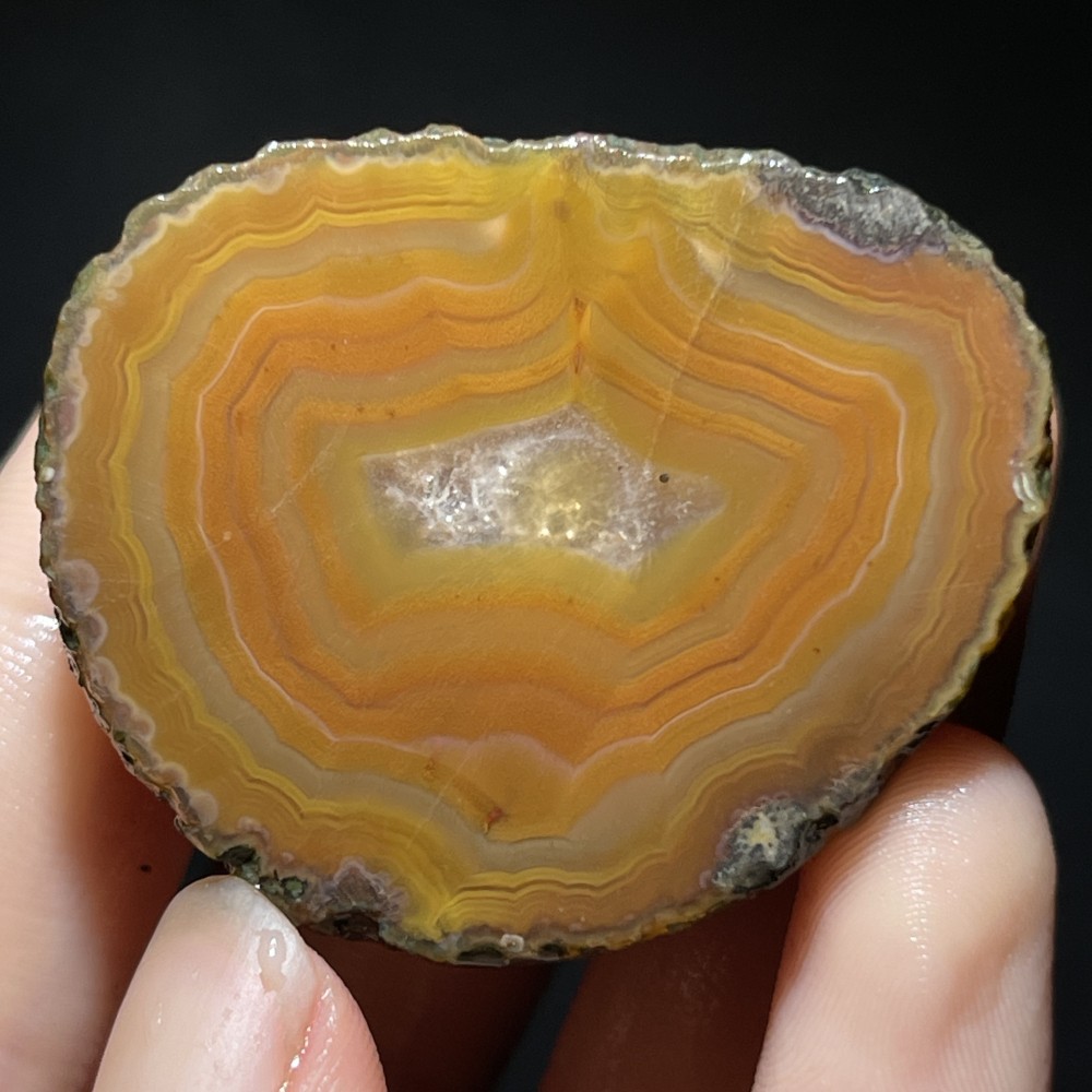 Unique Rough Agate crystal geode Achat Nodule Chinese Agate Xuanhua 32g D738