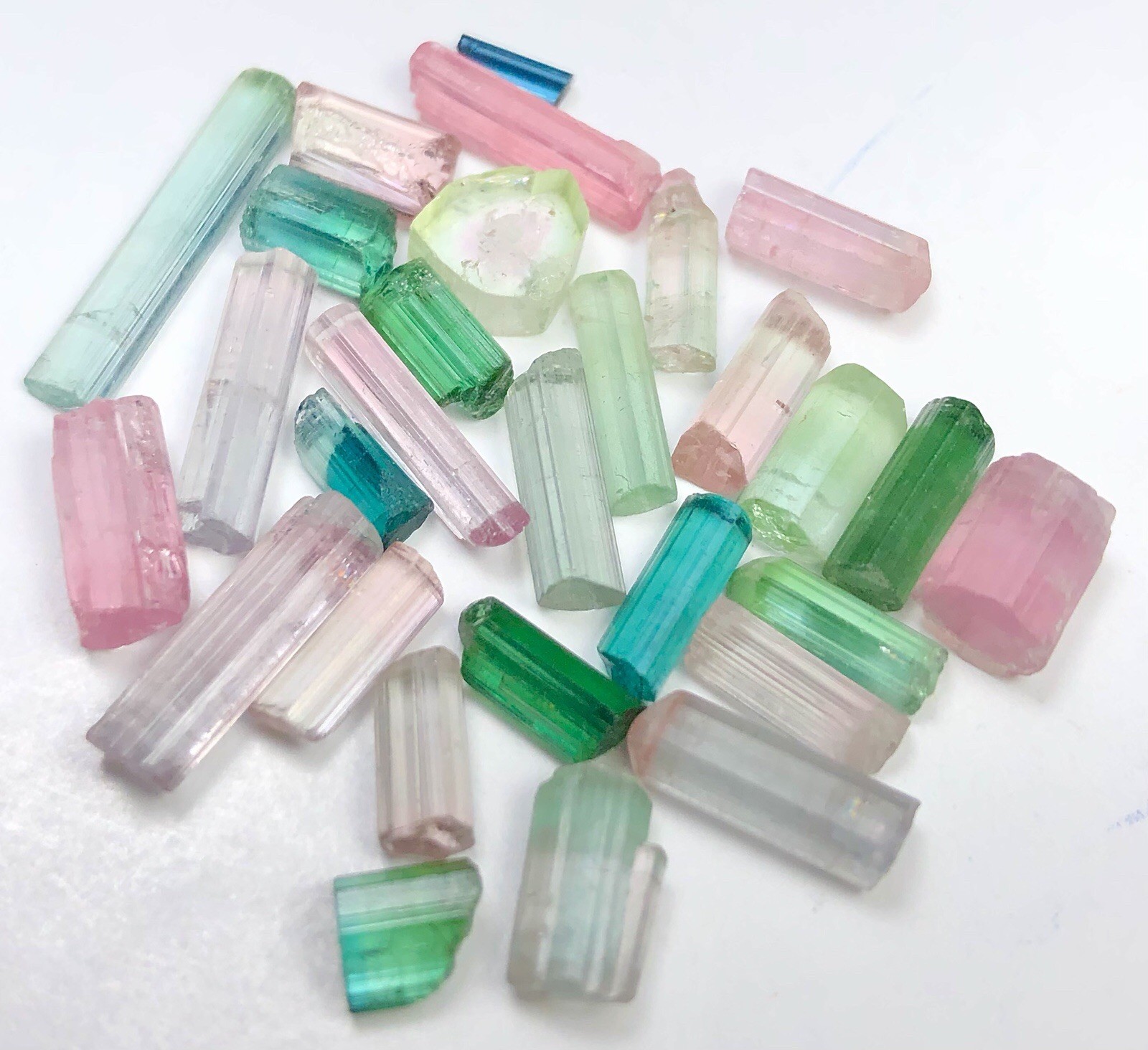 Very beautiful mix Color rough Tourmaline Lot From Afghanistan | Facet Rough