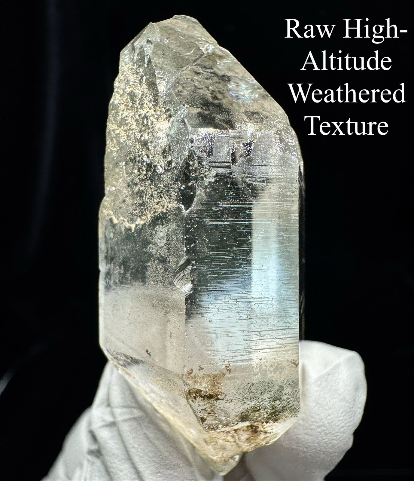 “Emerald Mist” Hashupi Himalayan Quartz Double Terminated Green Phantom Crystal