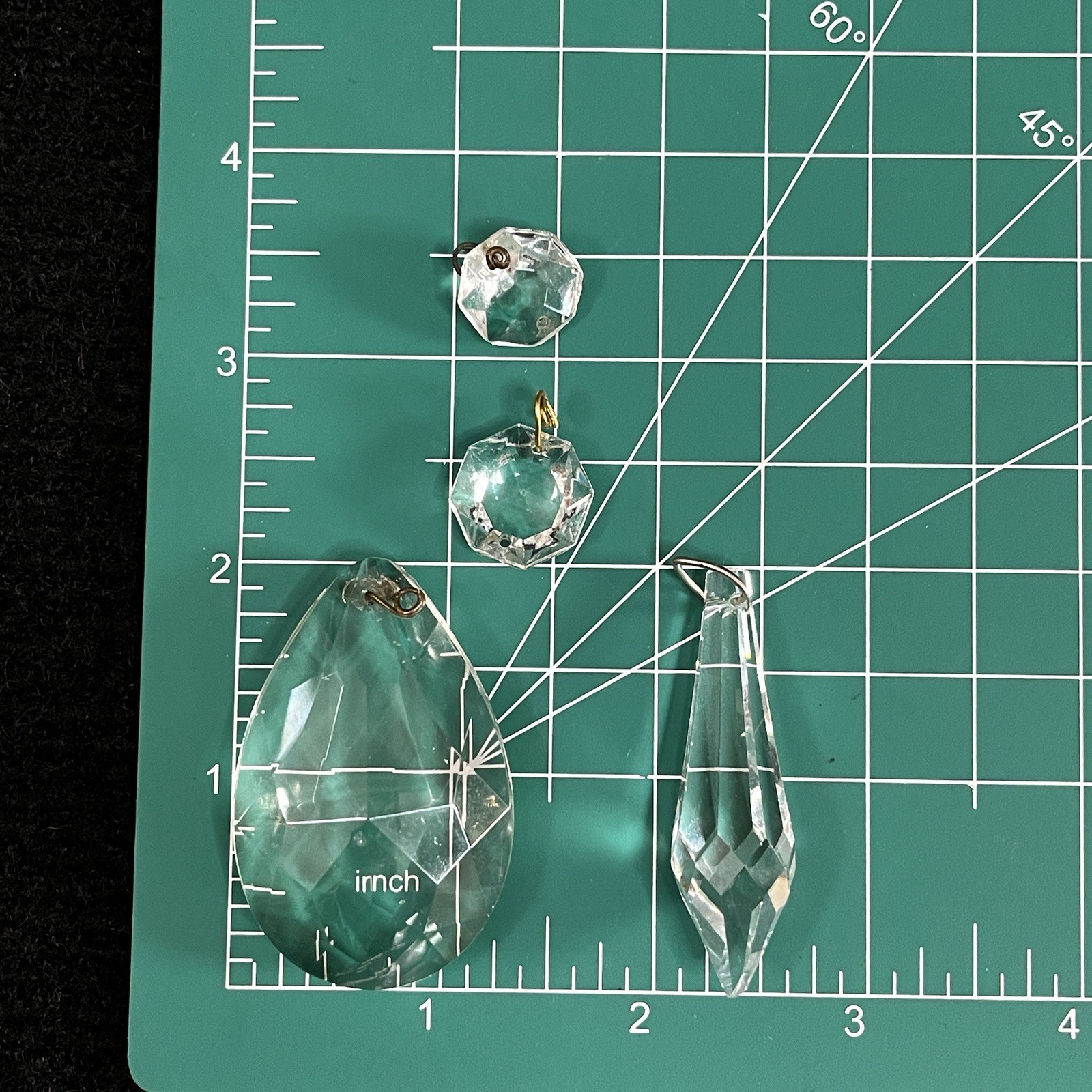 Chandelier Prism French Pendalogues Teardrop Spear Plastic Crafter Project DIY