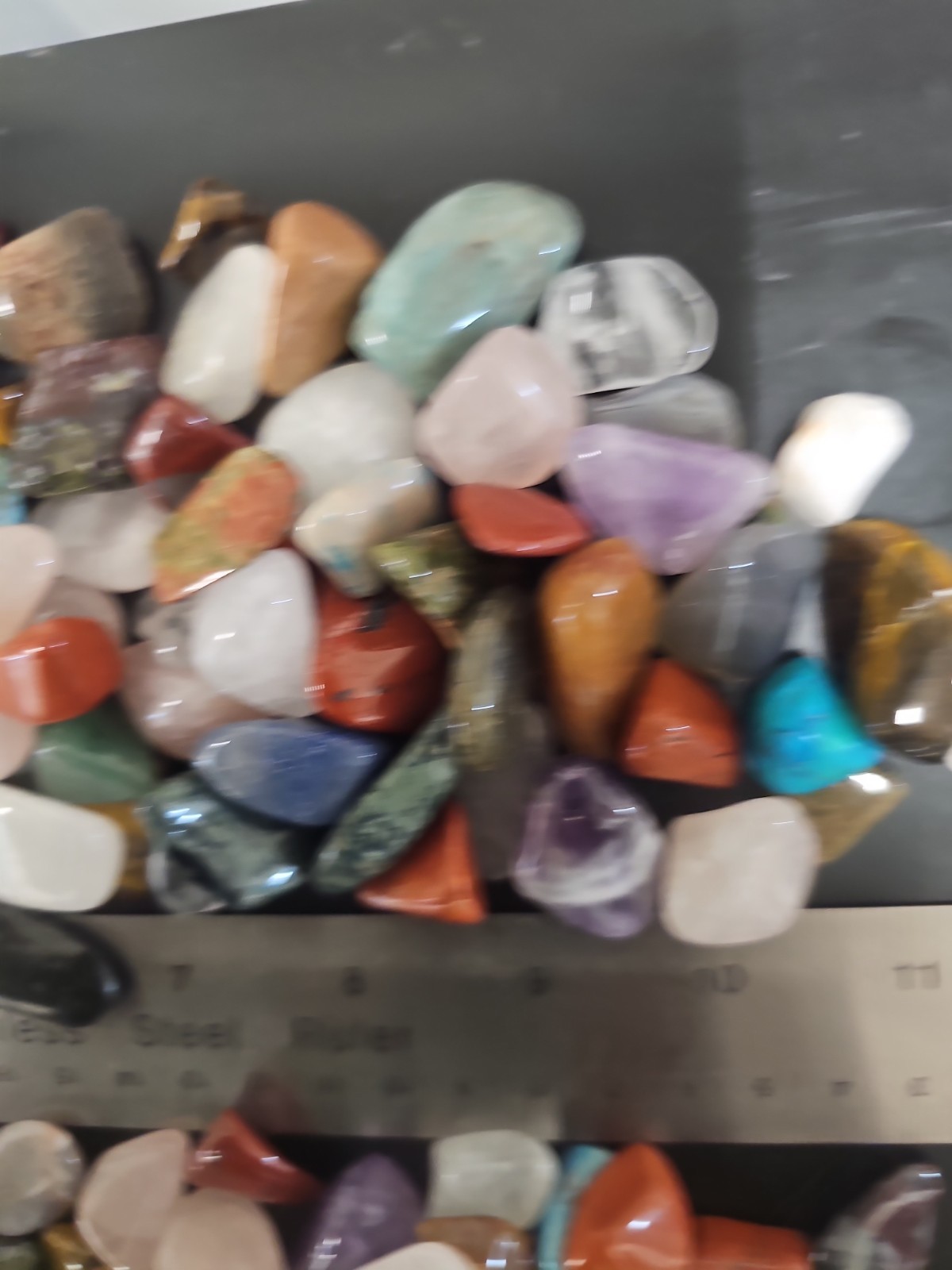 2 lb Wholesale Bulk Lot Assorted Mixed Tumbled Stones 1/2″ to 1-1/4″ Crystals