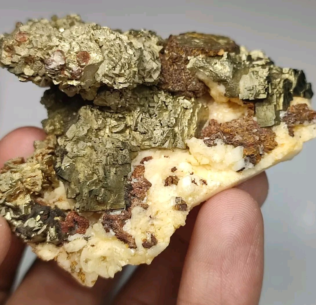 Pyrite Beautiful Specimen With Multi Terminated Surface On Matrix-Pak.