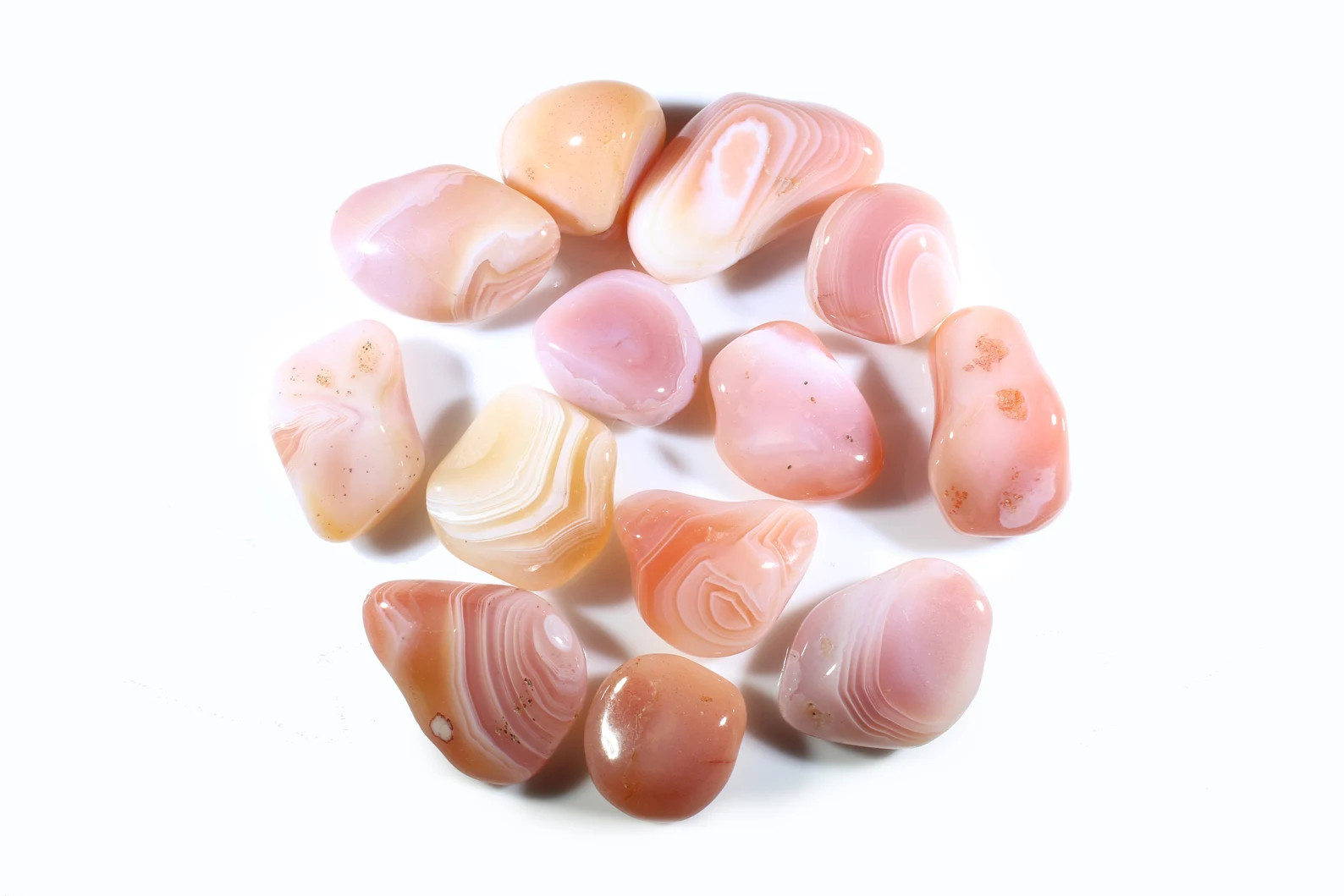 Apricot Agate Tumbled Gemstones – Bulk Wholesale Options – 1 LB