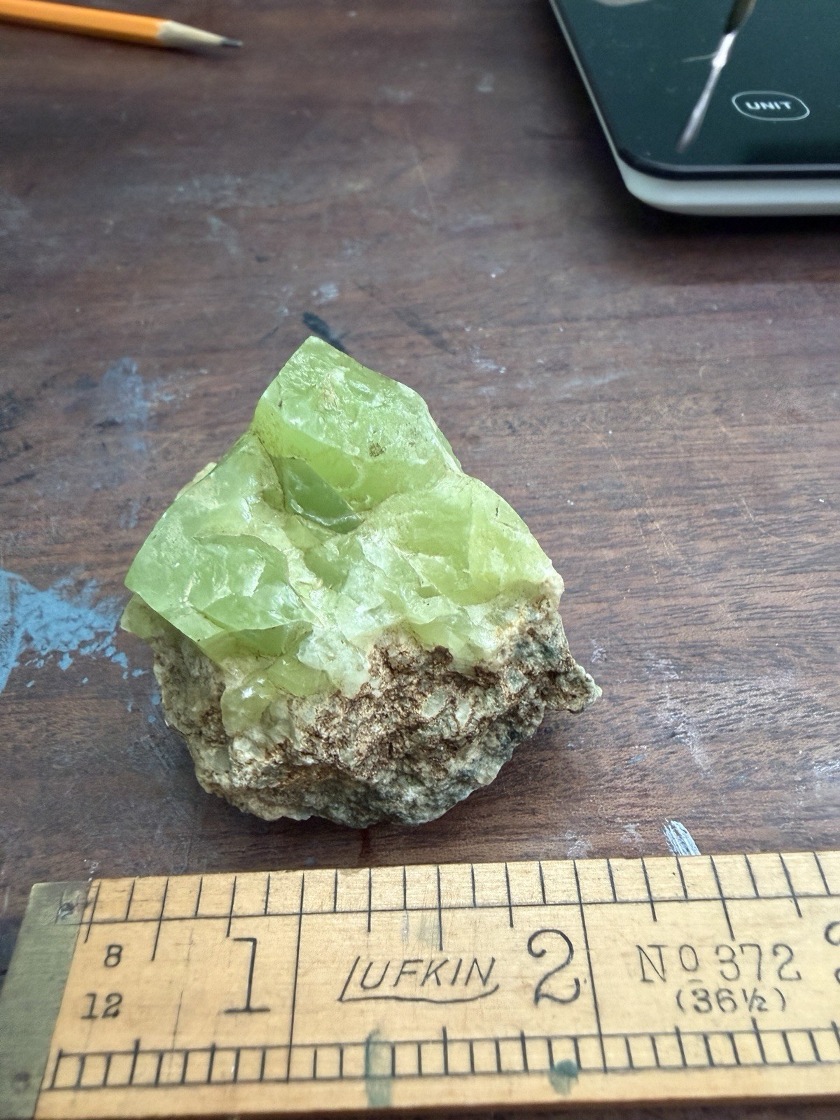 Peridot Crystal 77 Grams Raw Unpolished Mineral Specimen
