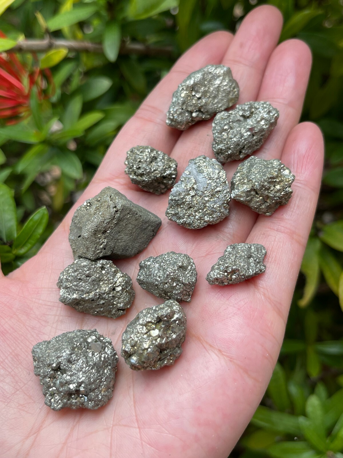 Grade A++ Small Rough Pyrite Stone, 0.5-1″ Raw Pyrite Stone, Wholesale Bulk Lot