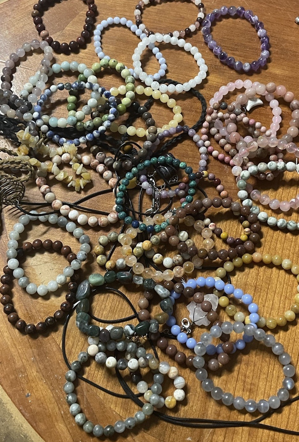 Crystal Stackable Round Bracelets Lot