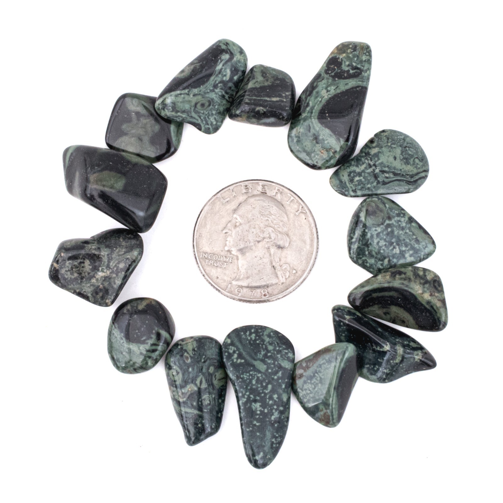 1/4 lb Small Tumbled Kambaba Jasper Gemstone Crystals Bulk Gems Metaphysical