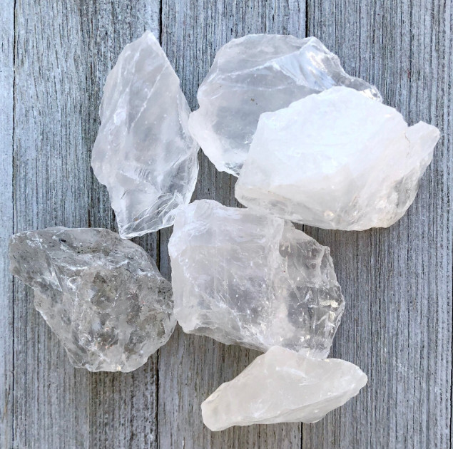 Raw Clear Quartz Crystal White Crystal Healing Crystal Jewelry DIY 1PC