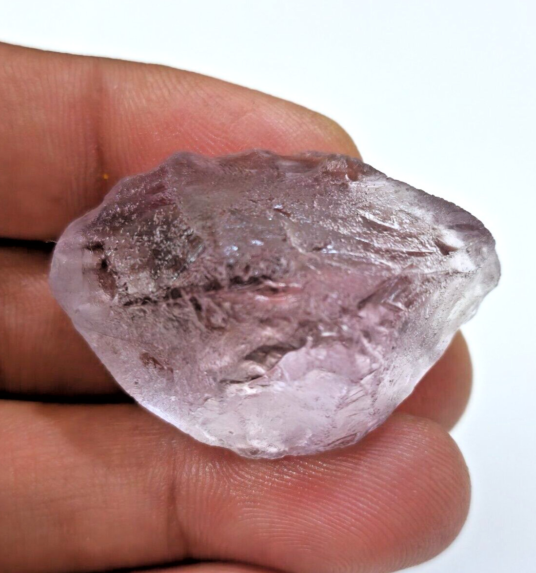 Magnificent Raw 115 Crt Pink Amethyst Unique Loose Gemstone For Making Jewelry