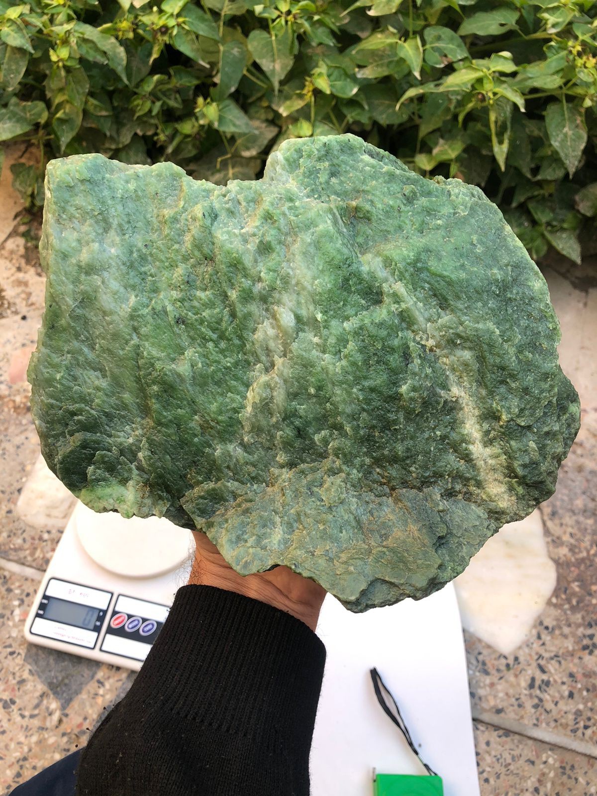 Large 3.4 kg Beautiful Natural Nephrite Jade Raw Stone – Collector’s Gem