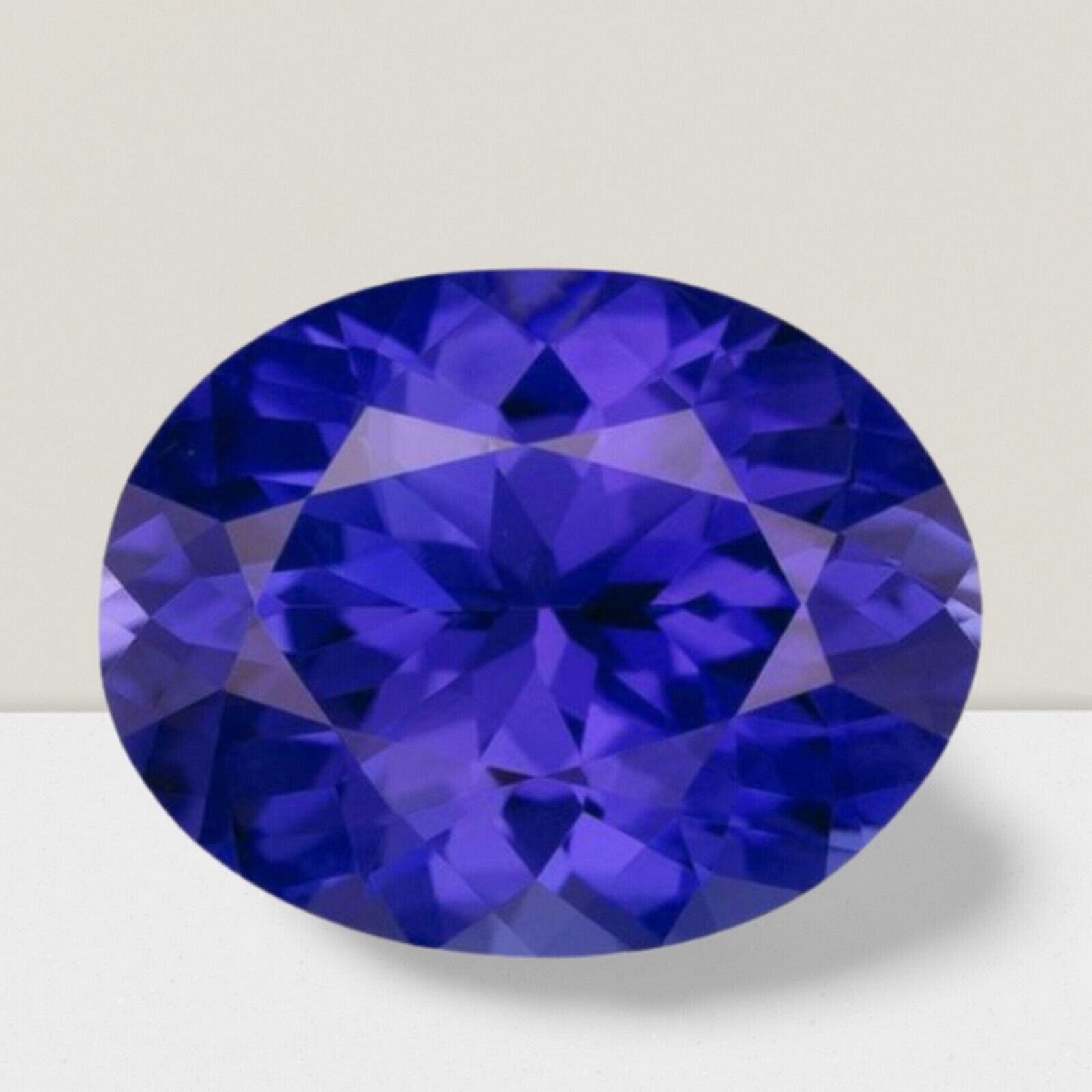 Tanzanite Oval Cut Gemstone 2 Cts – 10×8 mm Calibrated Loose Gem