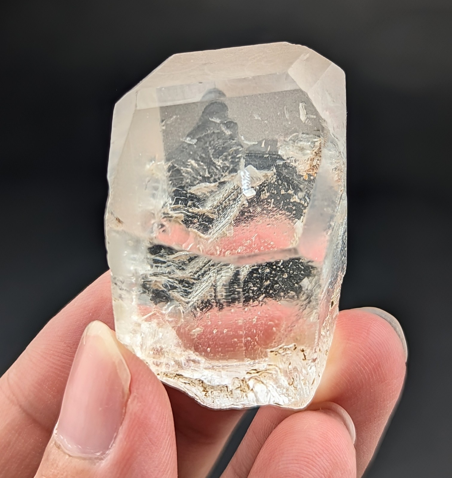 Topaz Crystal With Eye Clean Clarity, From Skardu Pakistan, 76 Grams